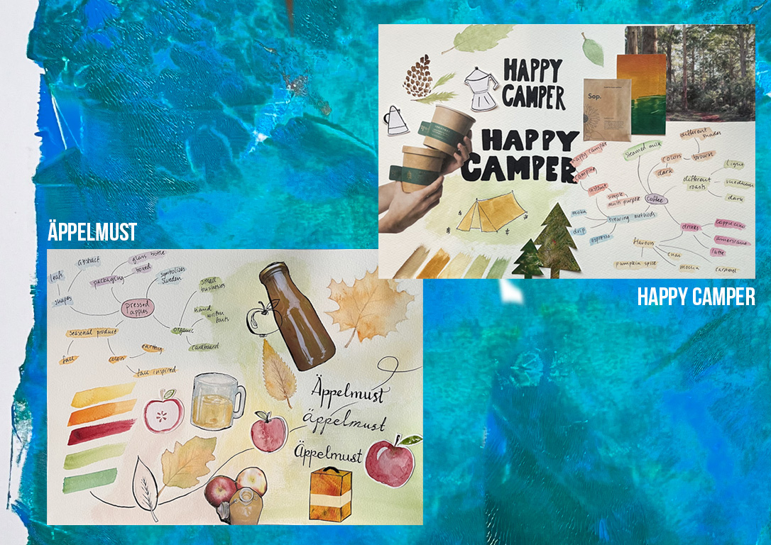 A3 moodboard analogt